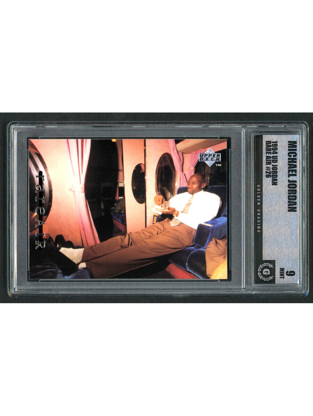 1994 Upper Deck MJ Rare Air #26 Michael Jordan Bulls HOF Graded Mint 9